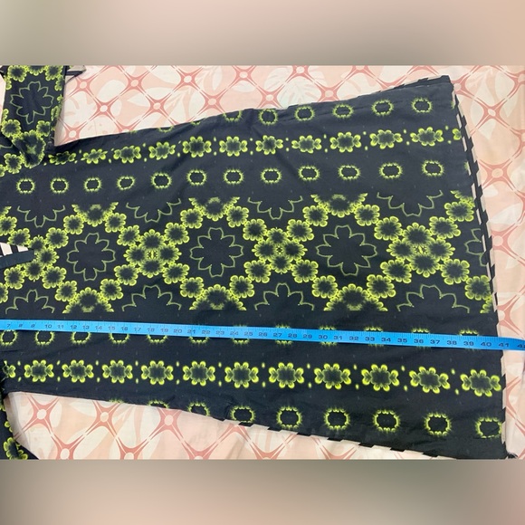 CHARIZMA Black and Green Patterned Dress - Picture 13 of 13